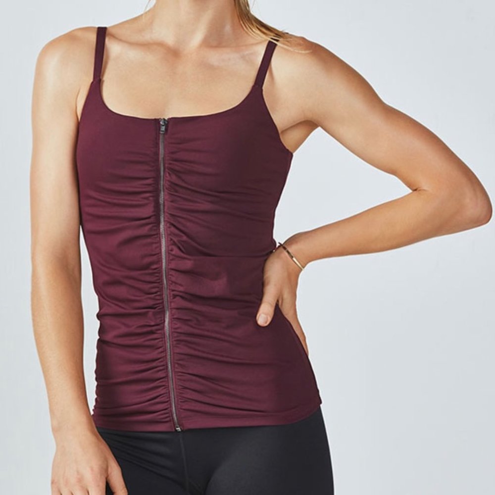 Fabletics Mia Tank Shirred Bliss Top Size XS